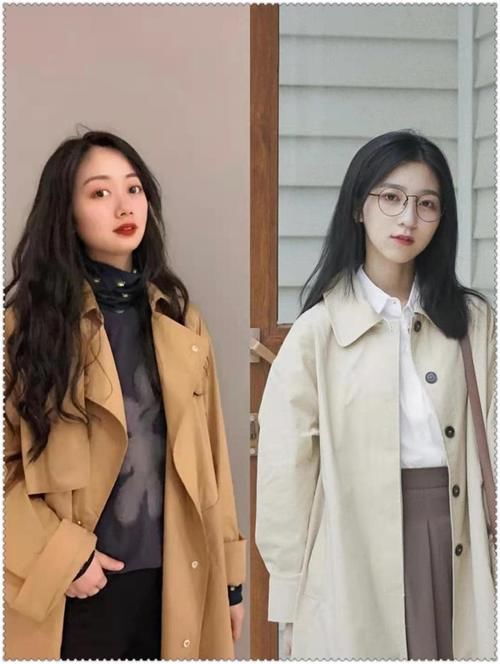 早春穿风衣，颜色和搭配这样选，远离路人感
