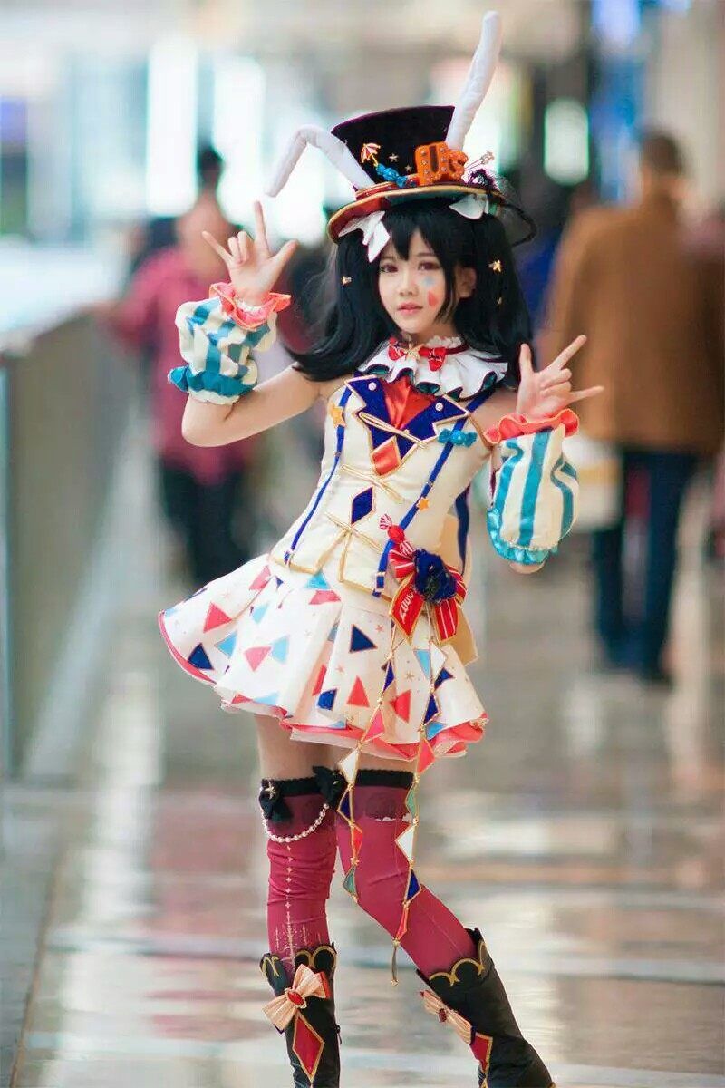lovelive！矢泽妮可cosplay，让妮可一起带你去马戏团吧！