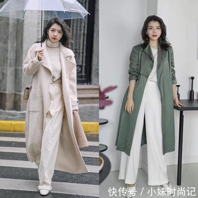 长筒靴|冬天,如何把白色裤子穿出时髦感?一要配对内搭,二要配对鞋子