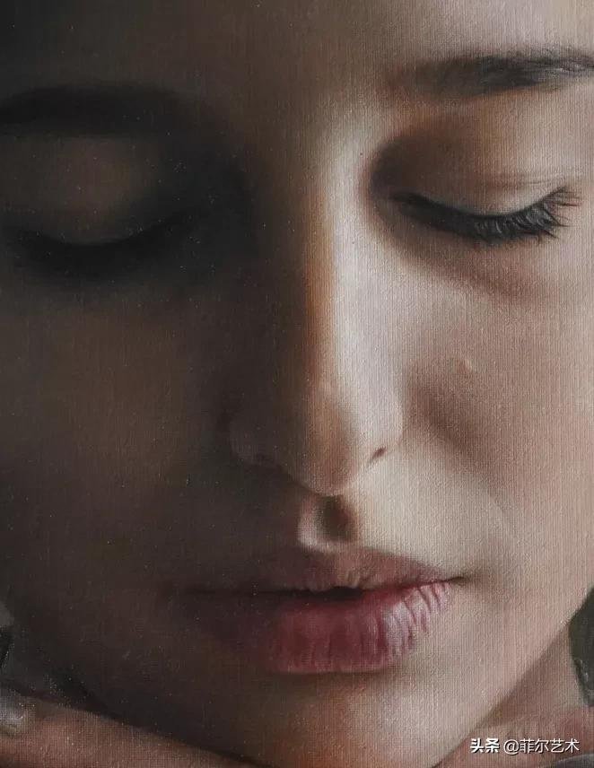 安妮·罗达!法国画家安妮·罗达超高清、超写实人物油画作品欣赏