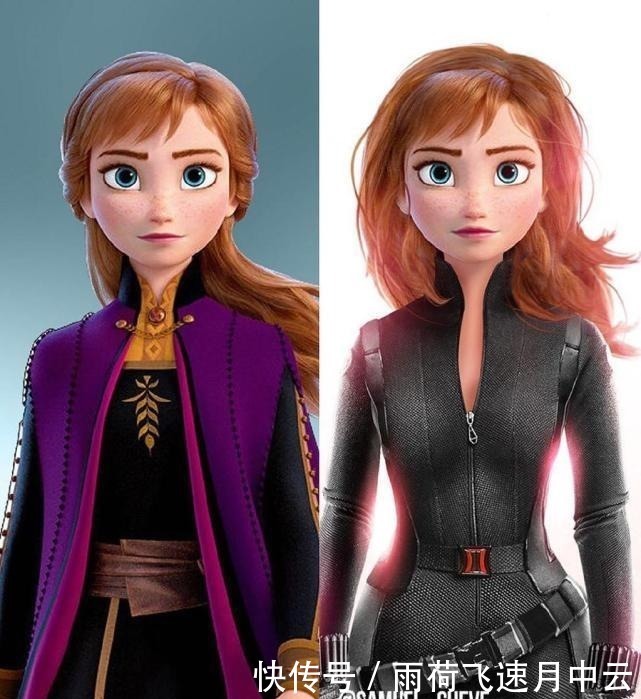冰雪奇缘|当《冰雪奇缘》遇上《复仇者联盟》,艾莎变身“惊奇队长”无压力!