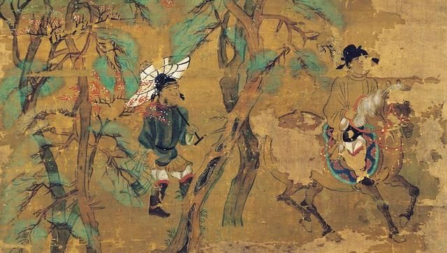 日本|日本平安时代唯一传世品--山水屏风画