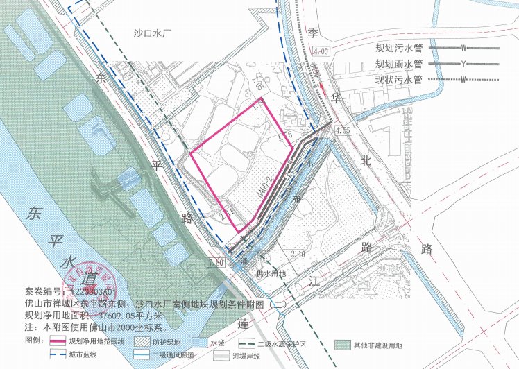 地价|新政后首挂地！9839元/㎡起拍！禅城张槎挂牌3.76万㎡望江宅地