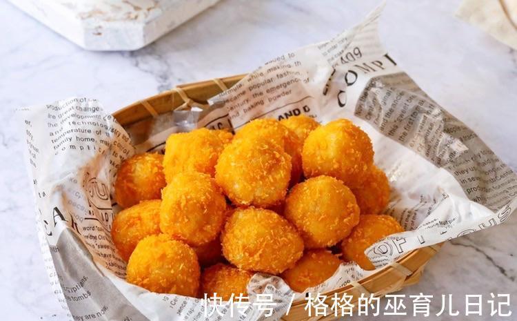 自制脆皮炸鸡丸，外酥里嫩，健康无添加，冬至过后大人小孩都喜欢
