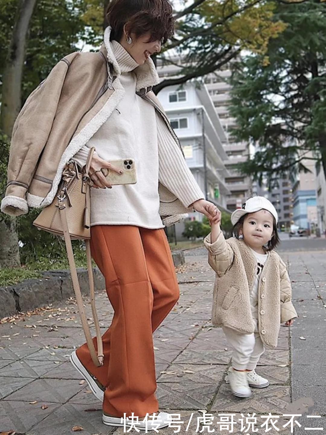 日本小个子宝妈衣品太强了,4种基础款搭配法美遍冬天,值得借鉴