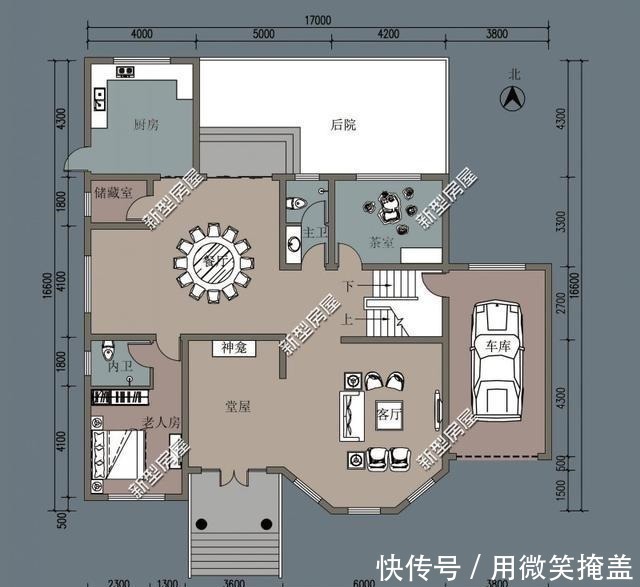 毛坯|农村别墅怎么盖才好看挑空客厅+套卧，这8套图纸25万起建！