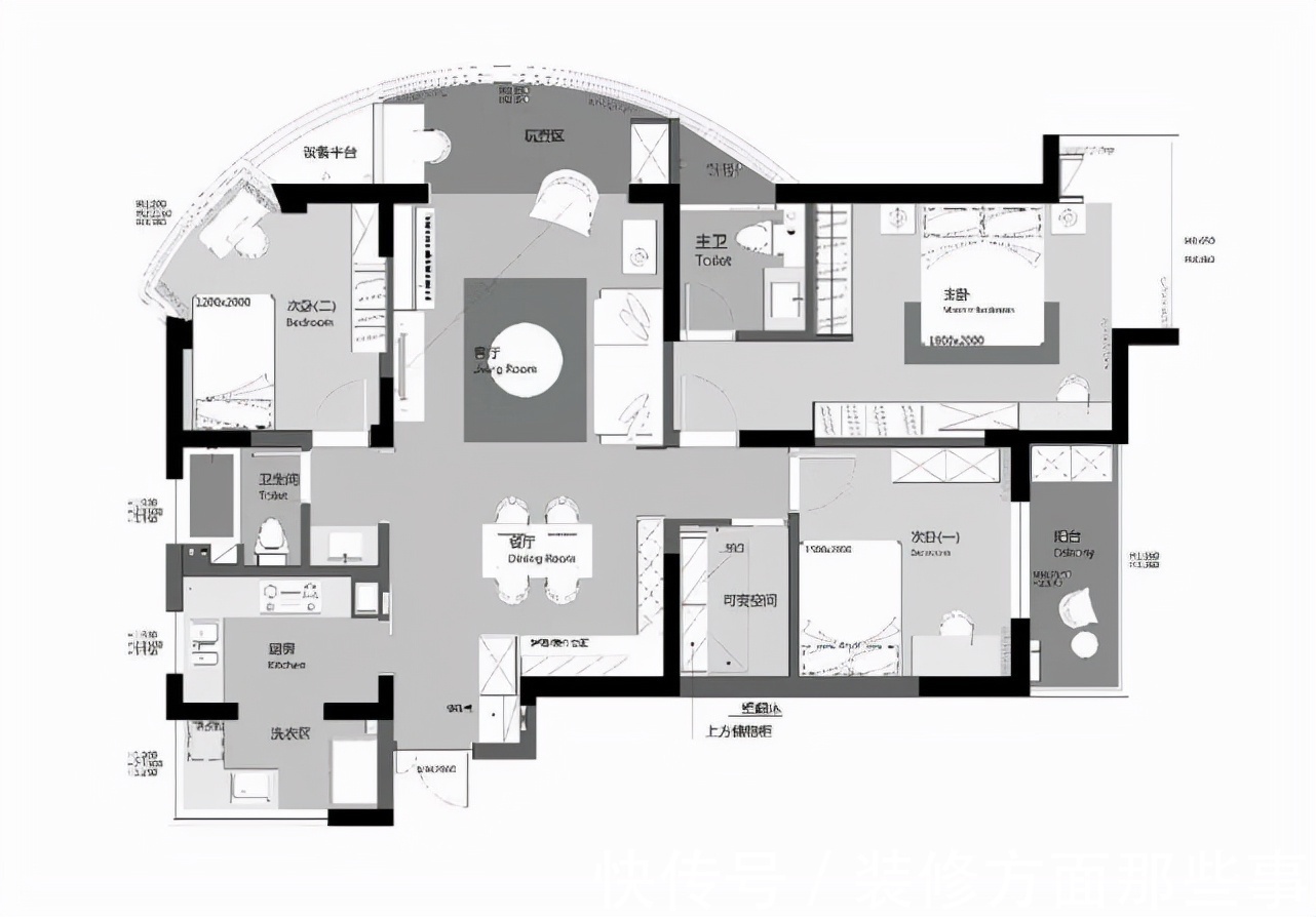 空间|110平简约轻奢风三居室,大胆采用黄色高级感扑面而来