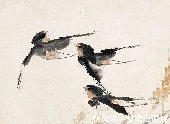 笔法&任伯年笔下的小写意鸟儿