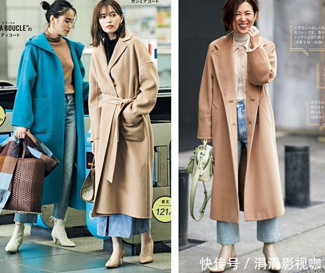 深色大衣不显老诀窍,用配饰和内搭,40+岁也能穿出柔和高级感
