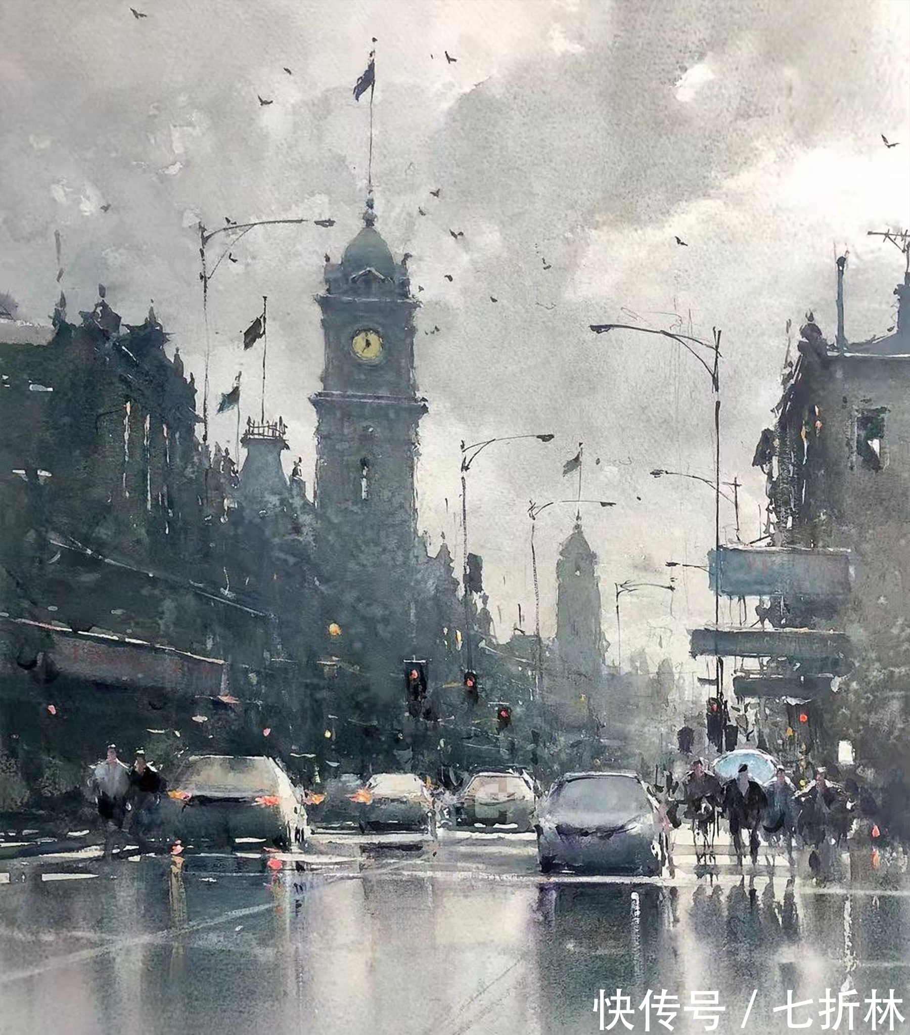 终身成就奖$他是外光绘画终身成就奖得主,他是水彩艺术大师Joseph Zbukvic