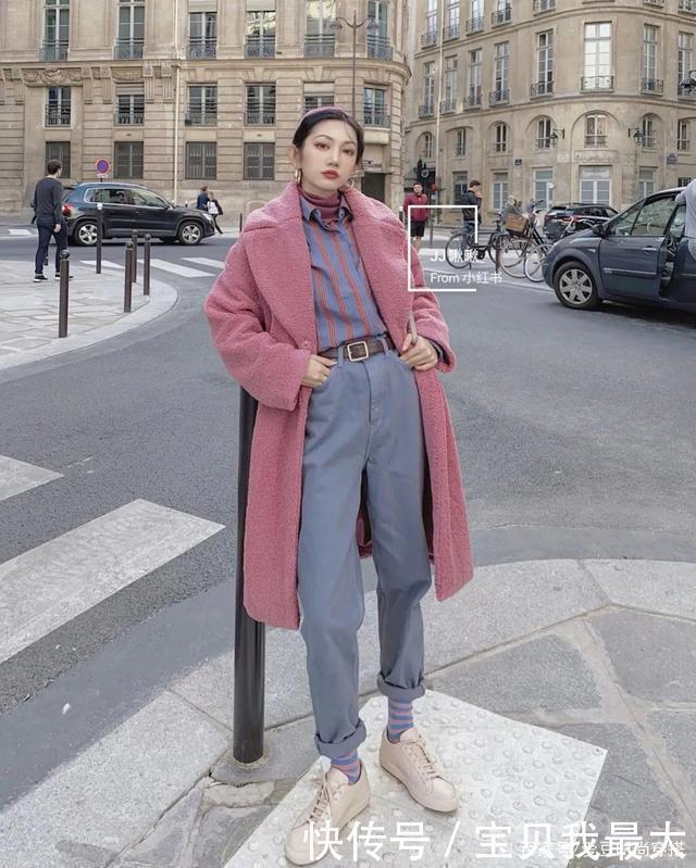 大衣+运动鞋,大衣+短靴,冬季这么穿气质又好看