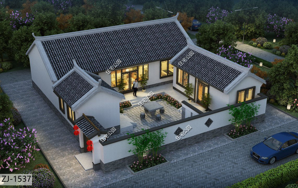 养老房|养老房还是一层好,10套一层农村户型,建一栋出来送给父母正合适