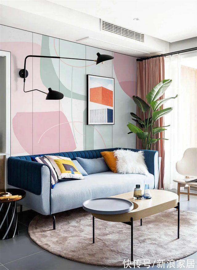 沙发背景墙|最美那款沙发背景墙还不到一千块