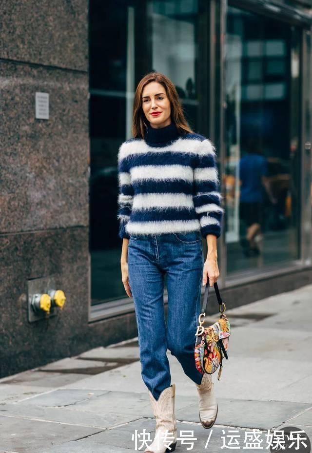 入春,你穿针织衫+阔腿裤的样子=简直太气质了