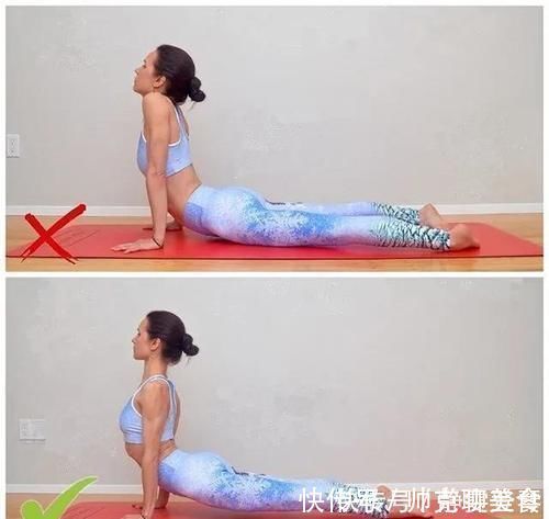 体式要点|23个常见易错瑜伽体式正误对比图，初学者尤其要注意啦