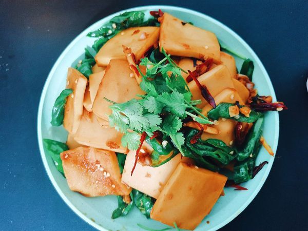 千叶豆腐炒辣椒