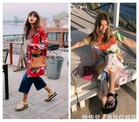 印花|女人一定要穿高跟鞋才有魅力这双凉鞋时髦到爆!