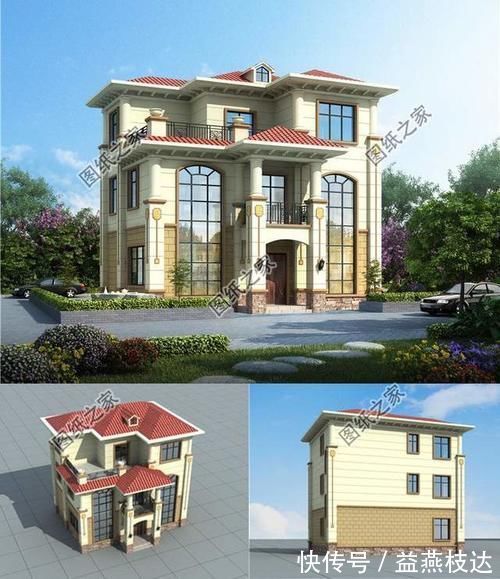 低调|20万农村三层楼房图,优雅高端的设计,从此告别低调