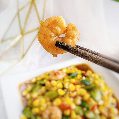 爽口|凉拌虾仁玉米