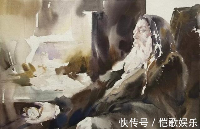 艺术家!水墨韵味,乌克兰艺术家斯拉瓦·普里切德水彩人物作品欣赏