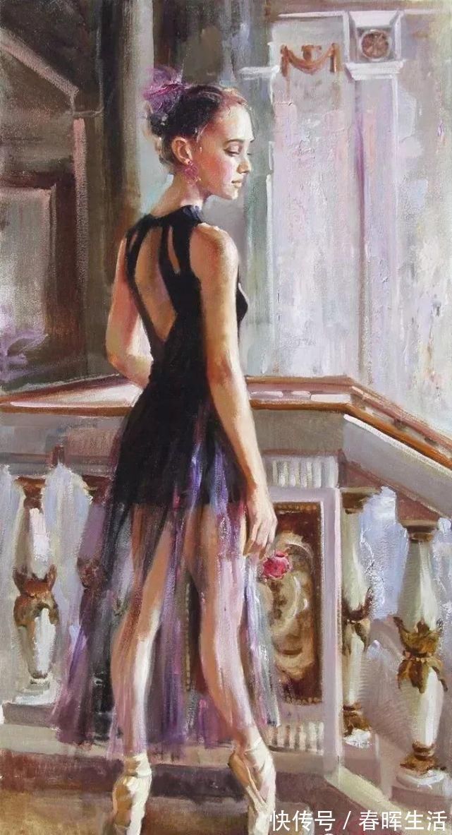 irene@她的油画有一种惊艳脱俗的美,乌克兰天才女画家艾琳·谢里