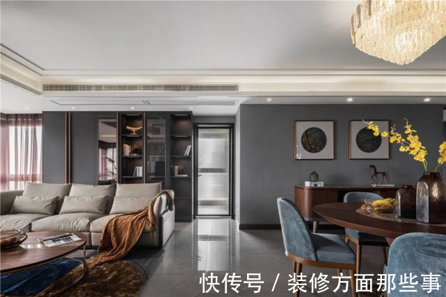 地毯|141平现代风三居室,一物一色,融洽于空间