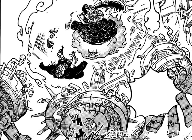 磁力|海贼王1030:基德和罗发动觉醒技,一个捅穿大妈,一个赋予磁力