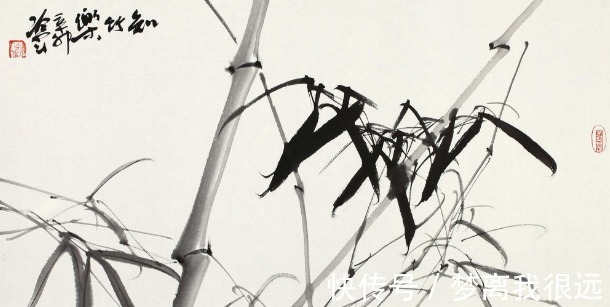 竹子#冷军画油画竹子,画一幅不过瘾连着画四幅,一幅卖了500万!