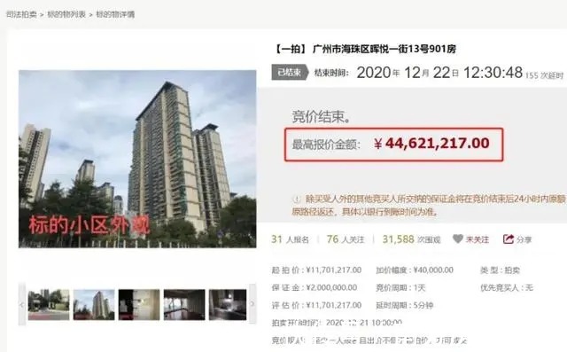 侨鑫汇悦台|疯狂!18.5万/平成交!海珠天花板被捅破了!