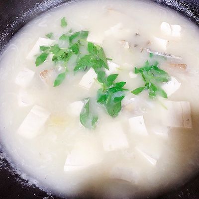 豆腐带鱼汤