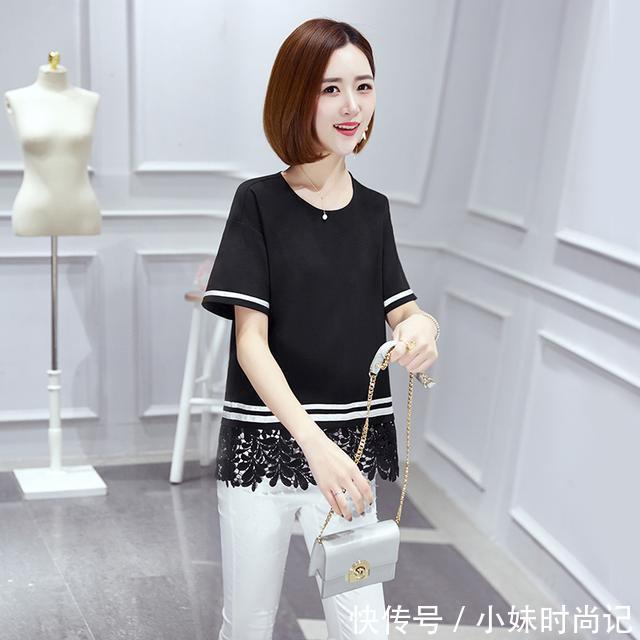 减龄|胖女人不喜欢穿连衣裙,就看看藏肉的A字款上衣吧,藏肉不显老气