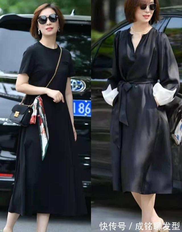 底色|50岁的女人穿搭一定要避开俗气感，学博主的搭配，轻松穿出优雅范