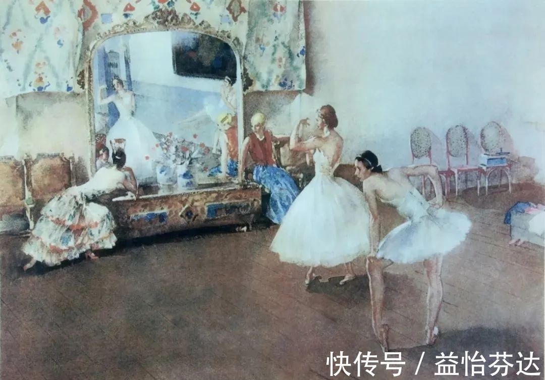 水彩!他是最会画人体画作的 世界顶尖级水彩大师