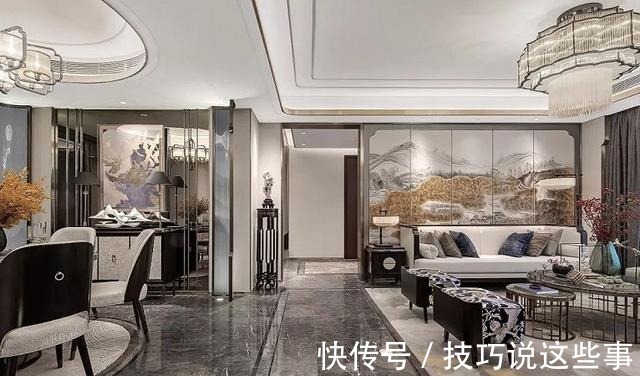 大宅|225平米新中式大宅,有浓浓的中式情调和现代的时尚感,高级!