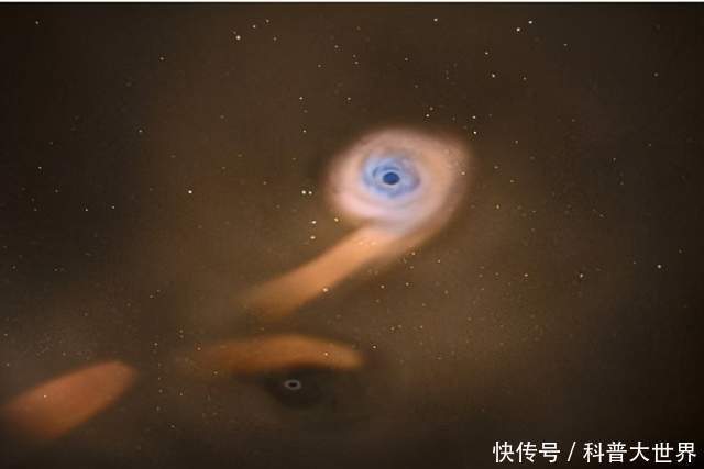 黑洞 我国科学家发现双黑洞同食恒星现象，可从中研究巨型黑洞成长机制