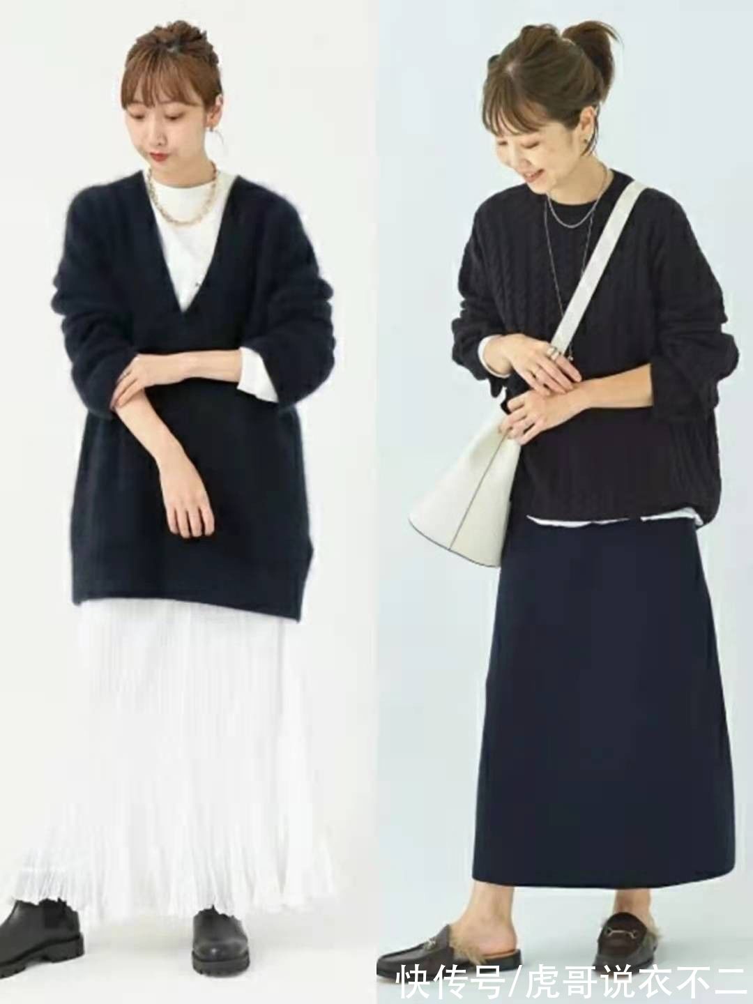 中年|适合中年矮个子的秋季日系穿搭，4个技巧兼顾舒适与显高，好气质