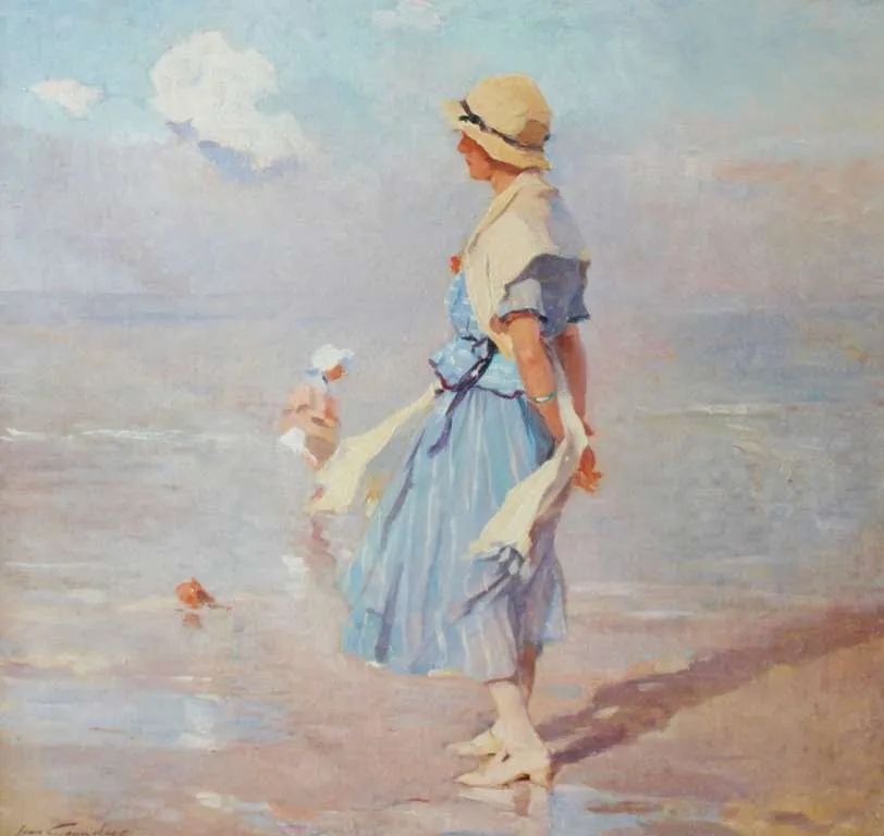 共济会@比利时艺术家古韦卢斯油画里的女子,有深度有内涵