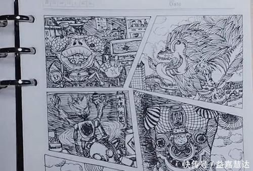 天赋|妈妈无意翻开儿子日记,里面手绘了一个怪兽宇宙,网友们折服了