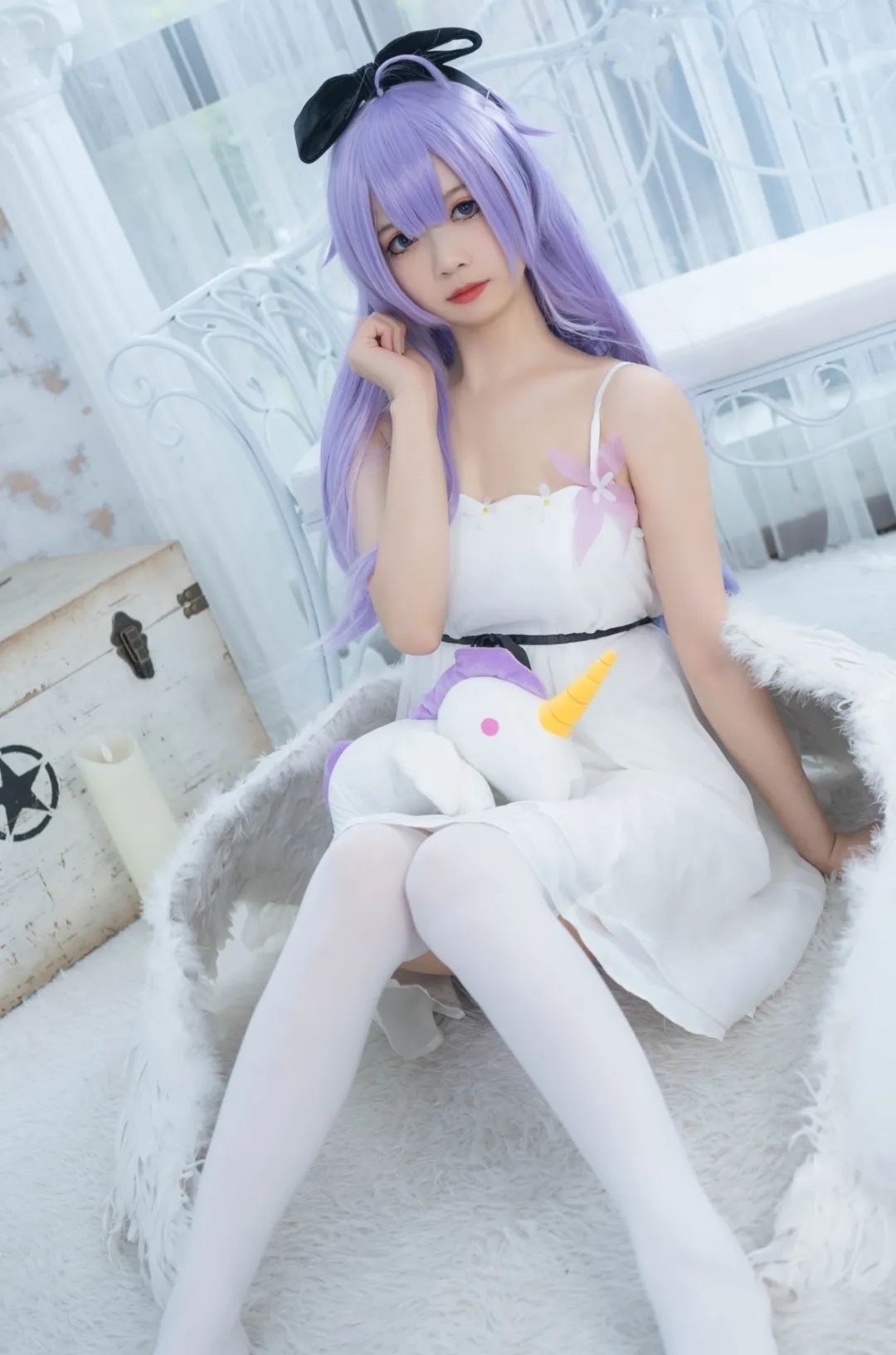 cos：碧蓝航线独角兽私房cos正片@晴子