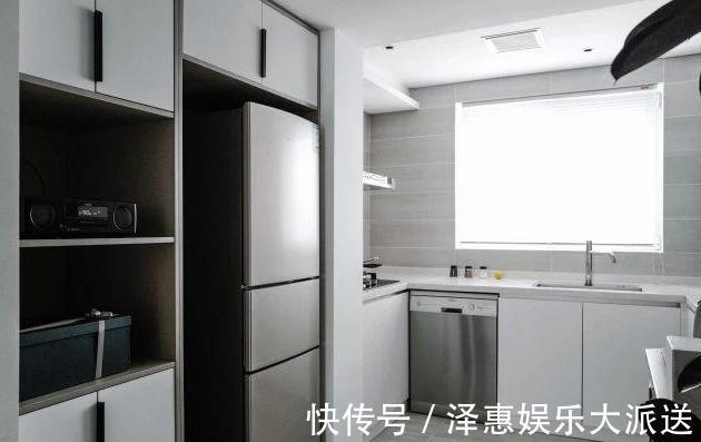 大户型|55㎡现代简约风装出大户型的“态度”,坐拥美爆厨房、独立浴缸