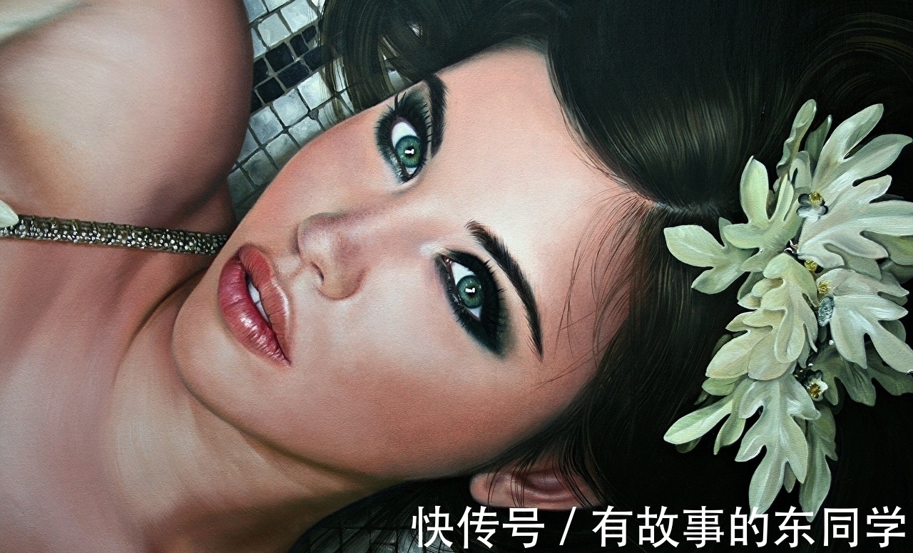 克洛斯#终极性感唯美,极致细节刻画——大师级别老奶奶的超写实神作