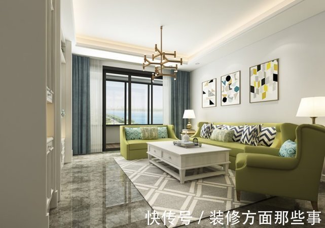 客餐厅|102平三居室简洁直接且贴近自然,一份宁静的北欧风情