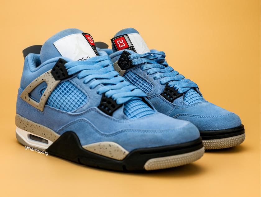 最新实物美照释出！全新 AJ4 “University Blue”即将登场！