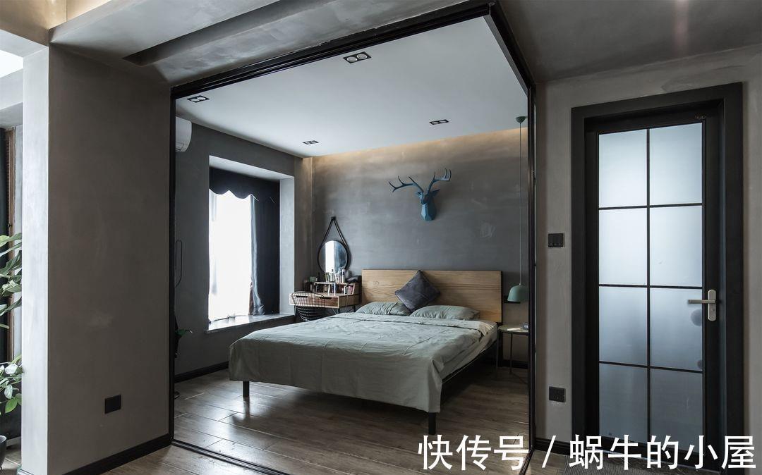水泥|复古的绿漆,谱写出诗意的空间,暗黑色系彰显个性