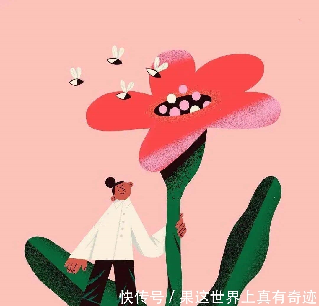  简单的几何图形，大胆的构图，独树一帜的扁平化绘画风格！!