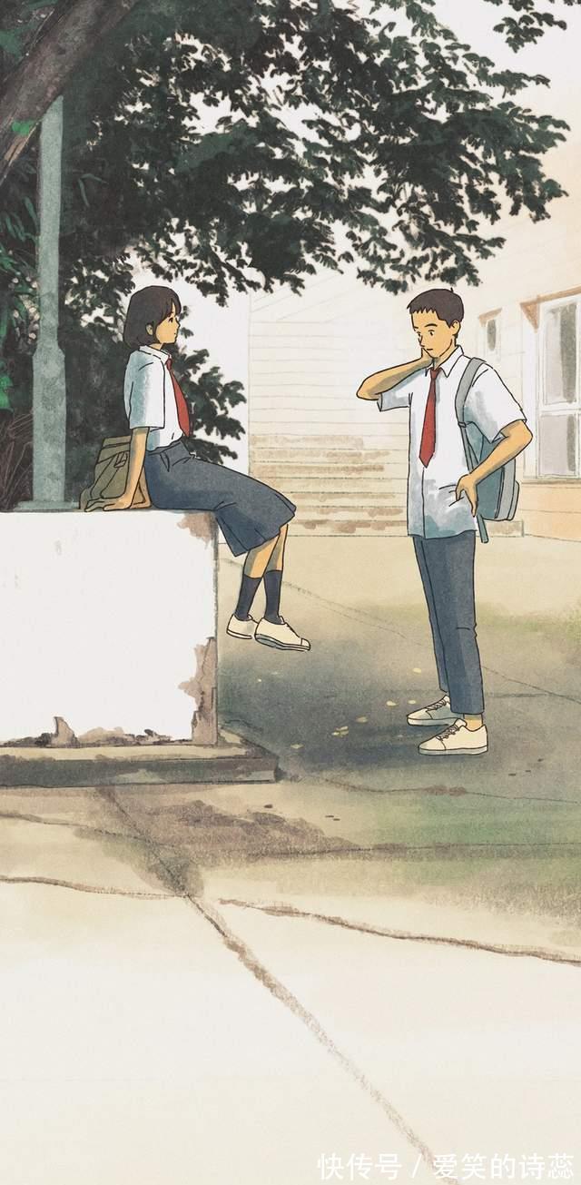 动漫插画壁纸,年少岁月的童话