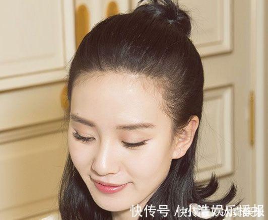 法式刘海 “发际线”高的女人,别扎马尾辫了!试试3种“减龄发”,太洋气