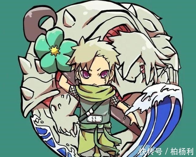 九尾|火影九大尾兽变Q版画风,奇拉比八尾友情破裂,守鹤“胖成球”
