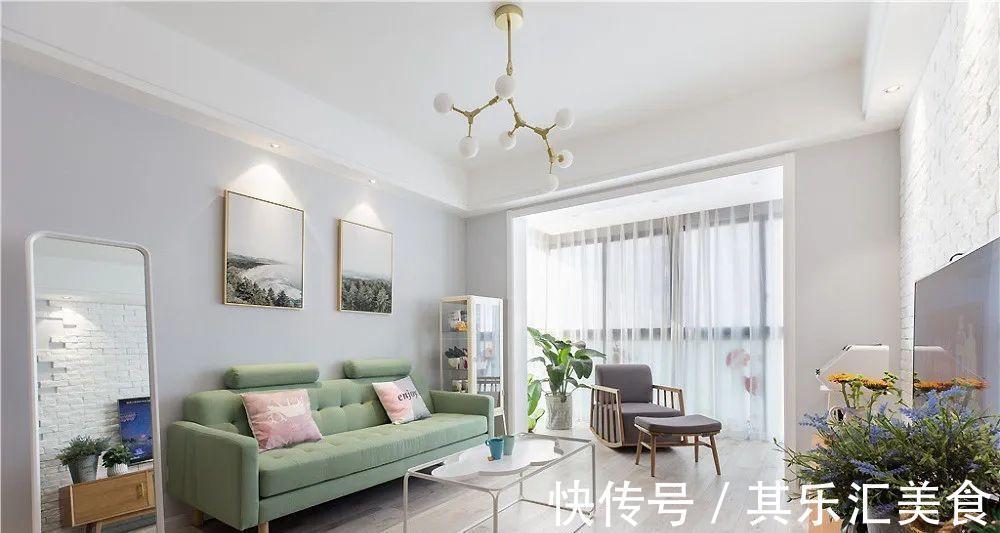 格调|82㎡北欧风小户型,清新舒适的环境,简直赶上了样板间效果!