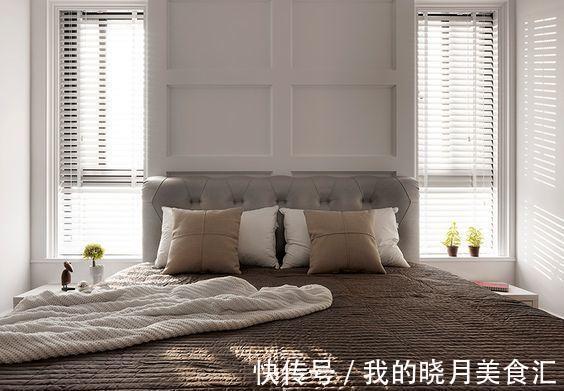 书桌|现在不流行床头柜了!在床后打排柜子,向外延伸还能多做个书桌